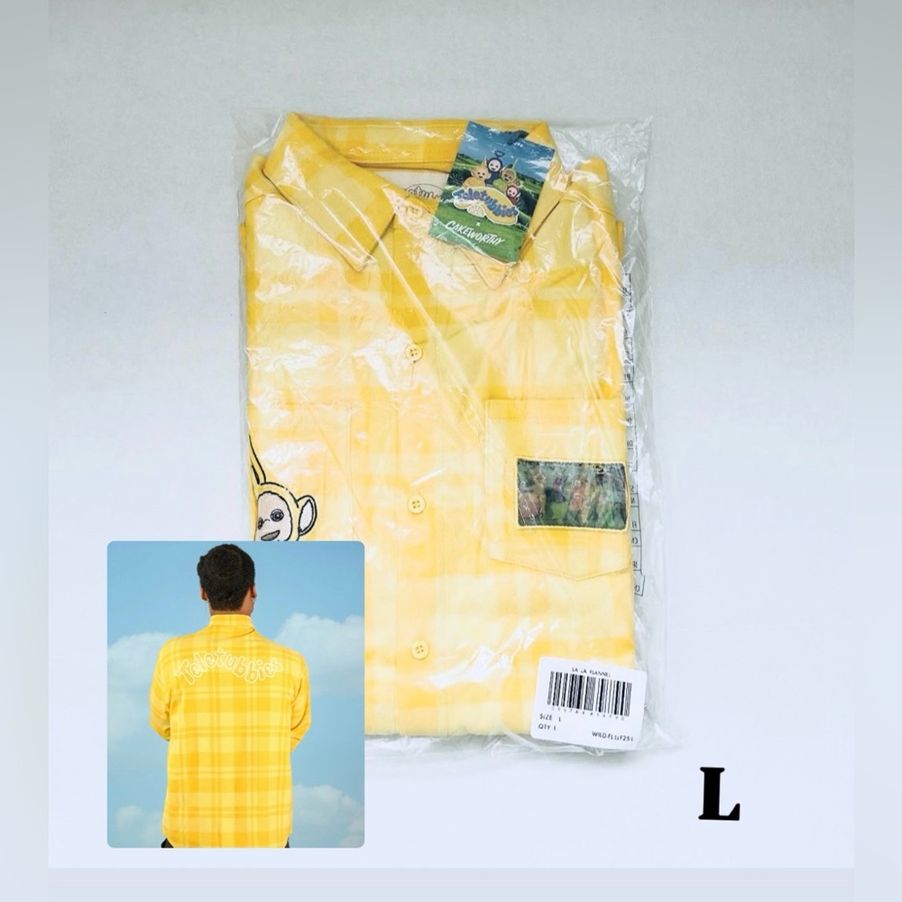 Cakeworthy Teletubbies Laa-Laa Flannel Unisex Size L